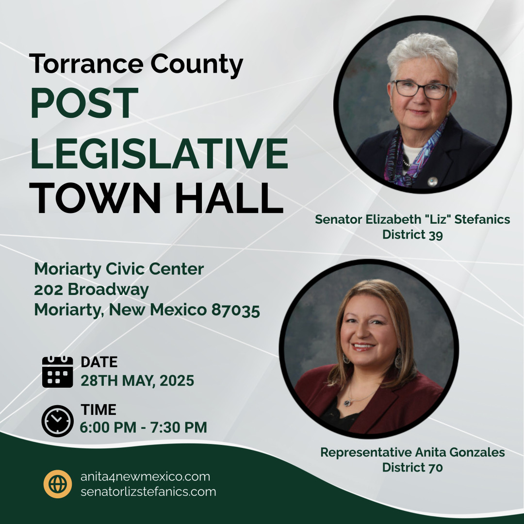 TORRANCE COUNTY POST LEGISLATIVE TOWN HALL  image